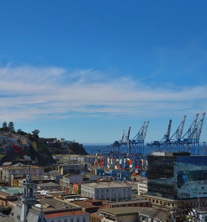 Vista hacia el Puerto de Valparaíso