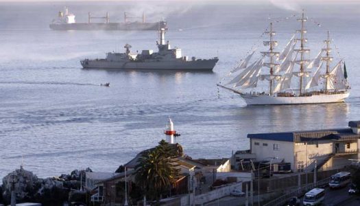 Buques en el Puerto de Valparaíso